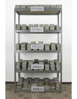 Regał metalowy regał magazynowy garażowy HELIOS premium 196x045x45 6 półek - produkt 2