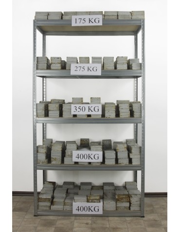 Regał metalowy regał magazynowy garażowy HELIOS premium 196x060x60 6 półek - product 2