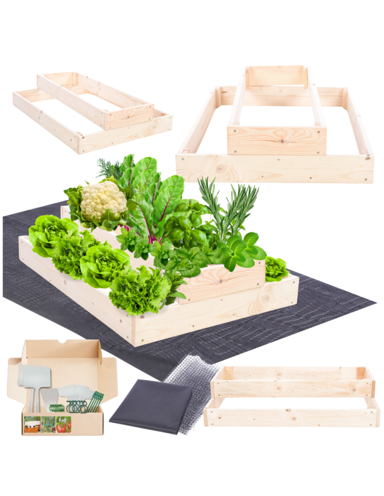 Grządki kaskadowe - Skrzynia na warzywa regulowana skrzynie na warzywniak inspekt 18x60x90 - product b2b.wamar.biz 1