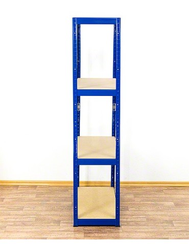 Regały - Regał Helios 180x90x60 cm 4 półki/400kg Biało-Biały - product 5