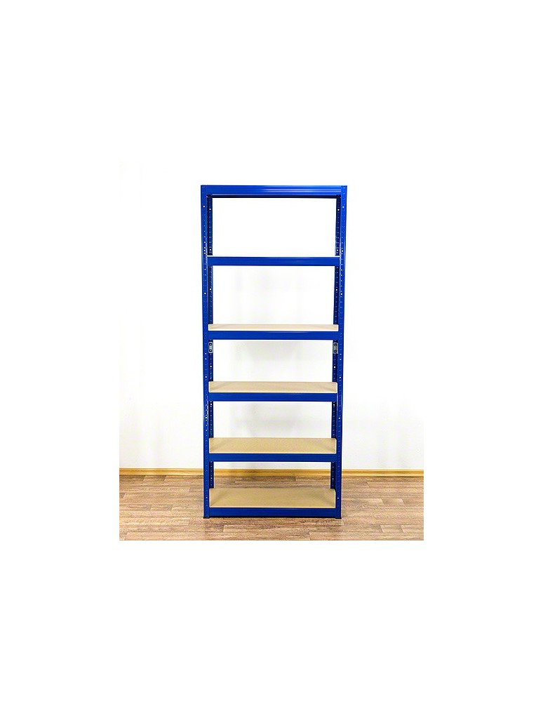 Regały - Regał Helios 196x90x30 cm 6 półek/175kg Biało-Biały - product b2b.wamar.biz 9