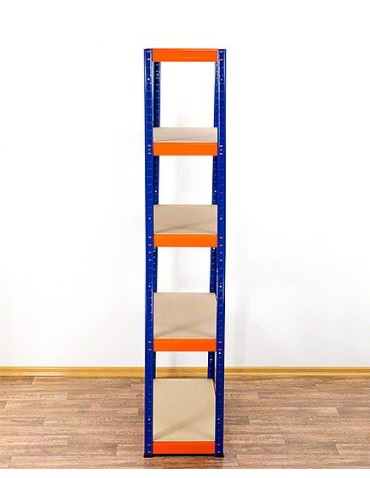 Regały - Regał Helios 180x110x50 cm 5 półek/400kg Biało-Biały - product 7