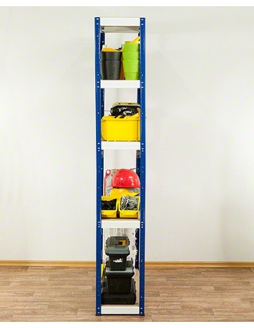 Regały - Regał Helios 213x100x30 cm 5 półek/175kg Biało-Biały - product 7