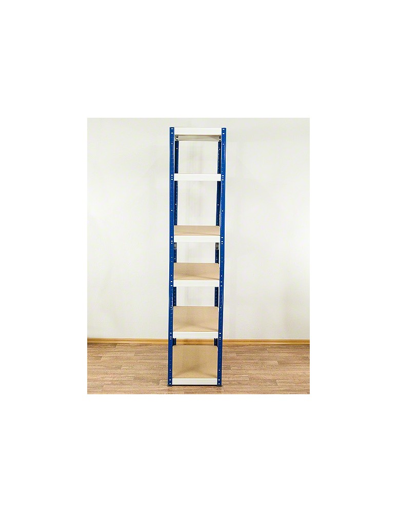 Regały - Regał Helios 213x100x60 cm 6 półek/175kg Biało-Biały - product b2b.wamar.biz 8
