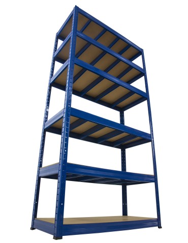 Regał Helios 196x90x30 cm 6 półek/400kg Biało-Biały - produkt 2