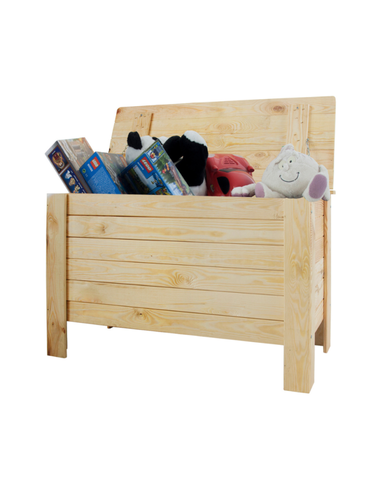 Regały - Skrzynia sosnowa z wiekiem kufer B13L 52x80x40 Naturalna - product b2b.wamar.biz 1