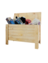 Skrzynia sosnowa z wiekiem kufer B13L 52x80x40 Naturalna