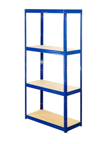 Regał Helios 180x120x60 cm 4 półki/350kg Biało-Biały - product 2