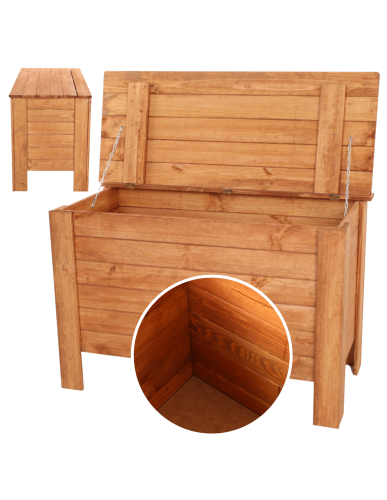 Regały - Skrzynia sosnowa z wiekiem kufer B13L 52x80x40 Olcha - product b2b.wamar.biz 1