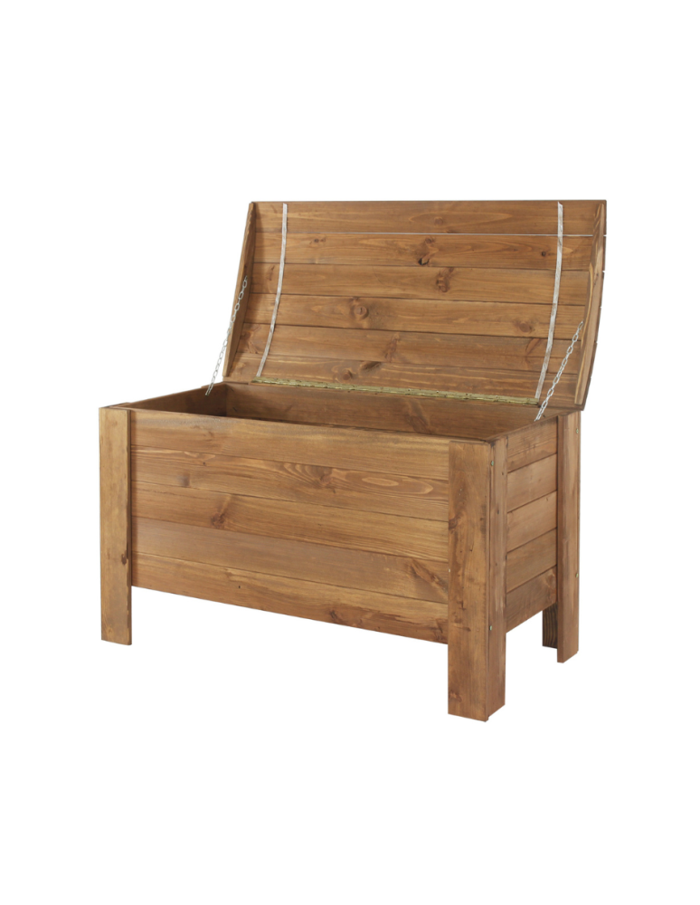 Regały - Skrzynia sosnowa z wiekiem kufer B16L 52x77x40 Brązowa - product b2b.wamar.biz 1