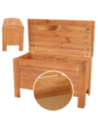 Skrzynia sosnowa z wiekiem kufer B16L 52x77x40 Olcha