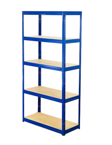 Regał Helios 196x120x50 cm 5 półek/350kg Biało-Biały - product 2