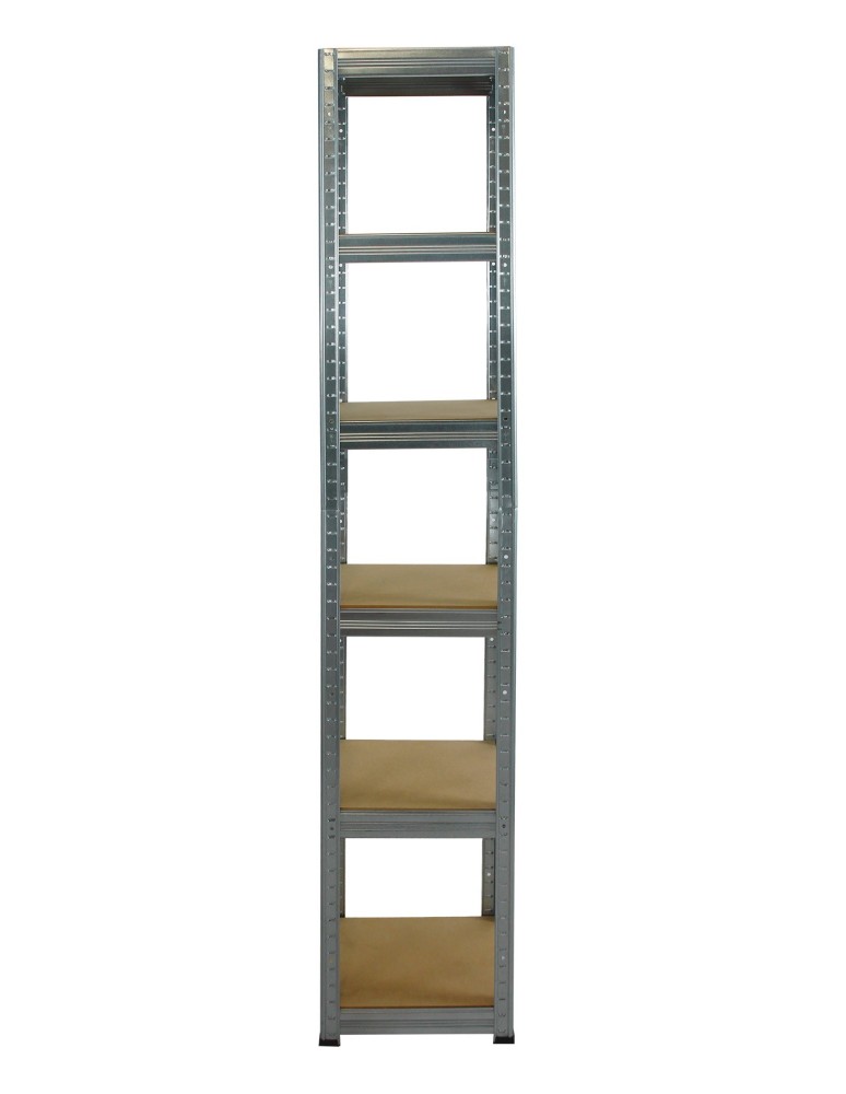 Magazynowe regały metalowe - Regał Helios 196x35x35 cm 6 półek/175kg Ocynkowany - product b2b.wamar.biz 1