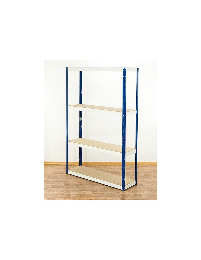 Regały - Regał Helios 180x110x60 cm 4 półki/350kg Czarno-Pomarańczowy - product b2b.wamar.biz 4