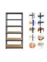 Regał metalowy regał magazynowy garażowy HELIOS premium 196x110x40 6x175kg