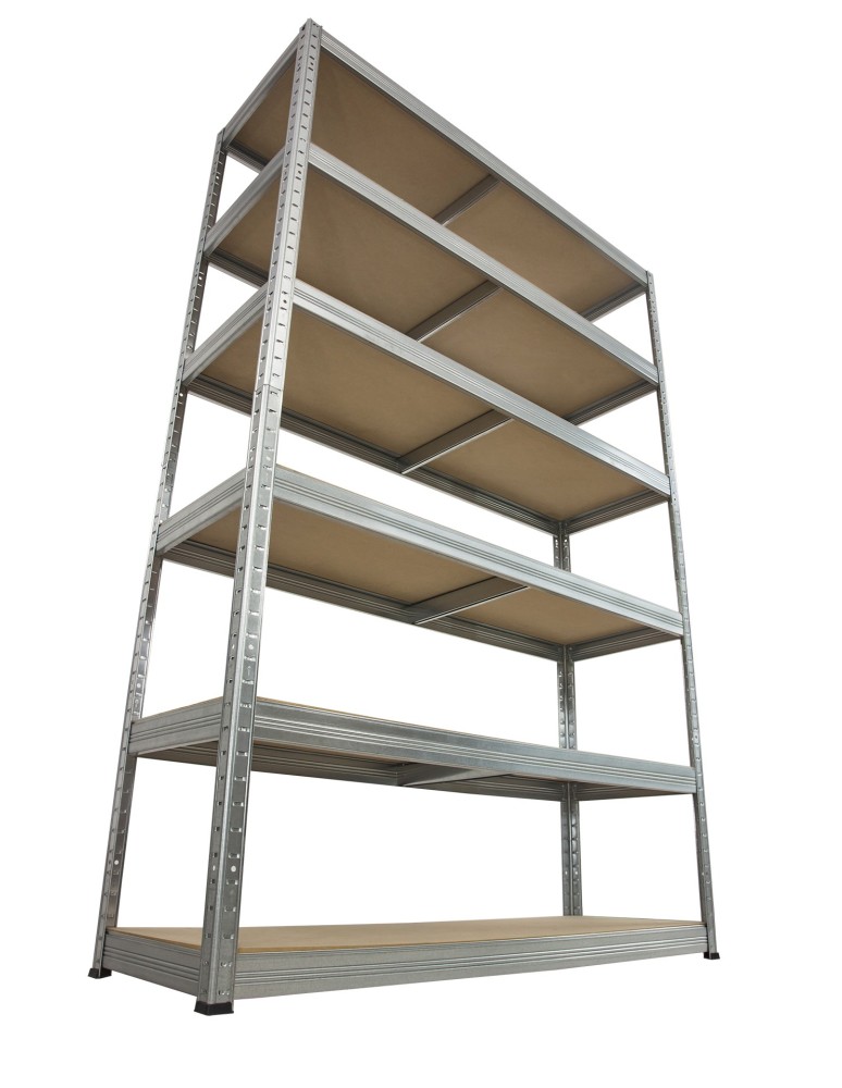 Regały Magazynowe - Regał Helios 196x100x60 cm 6 półek/275kg Ocynkowany - product b2b.wamar.biz 1