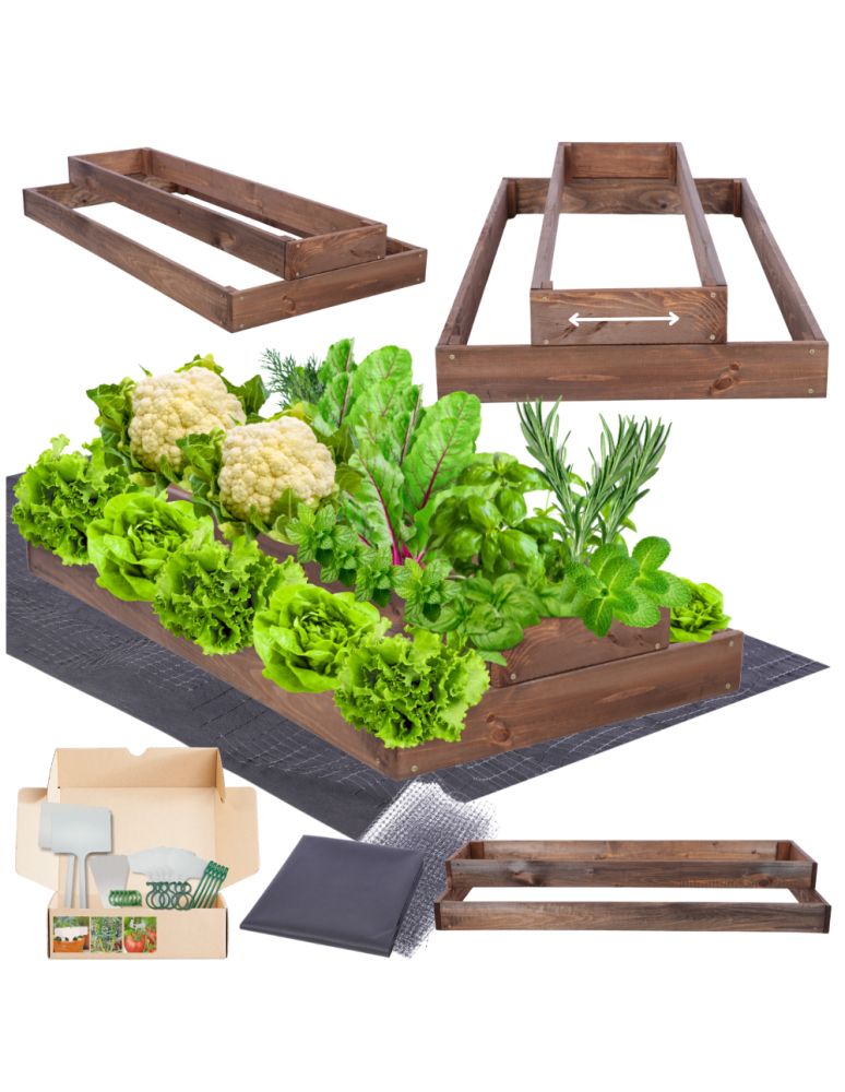 Grządki kaskadowe - Skrzynia na warzywa regulowana skrzynie na warzywniak inspekt 18x60x120 - product b2b.wamar.biz 1