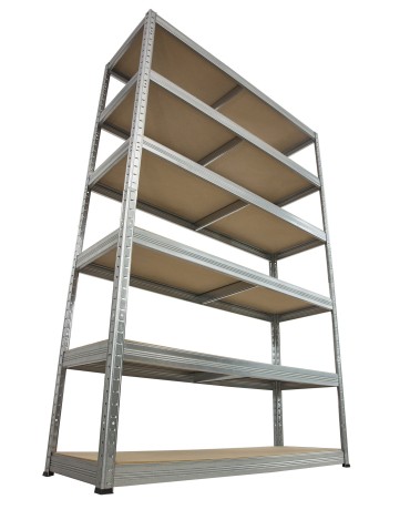 Regały Magazynowe - Regał Helios 196x120x30 cm 6 półek/275kg Ocynkowany - product 5