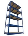 Regał Helios 213x110x40 cm 5 półek/275kg Niebiesko-Niebieski