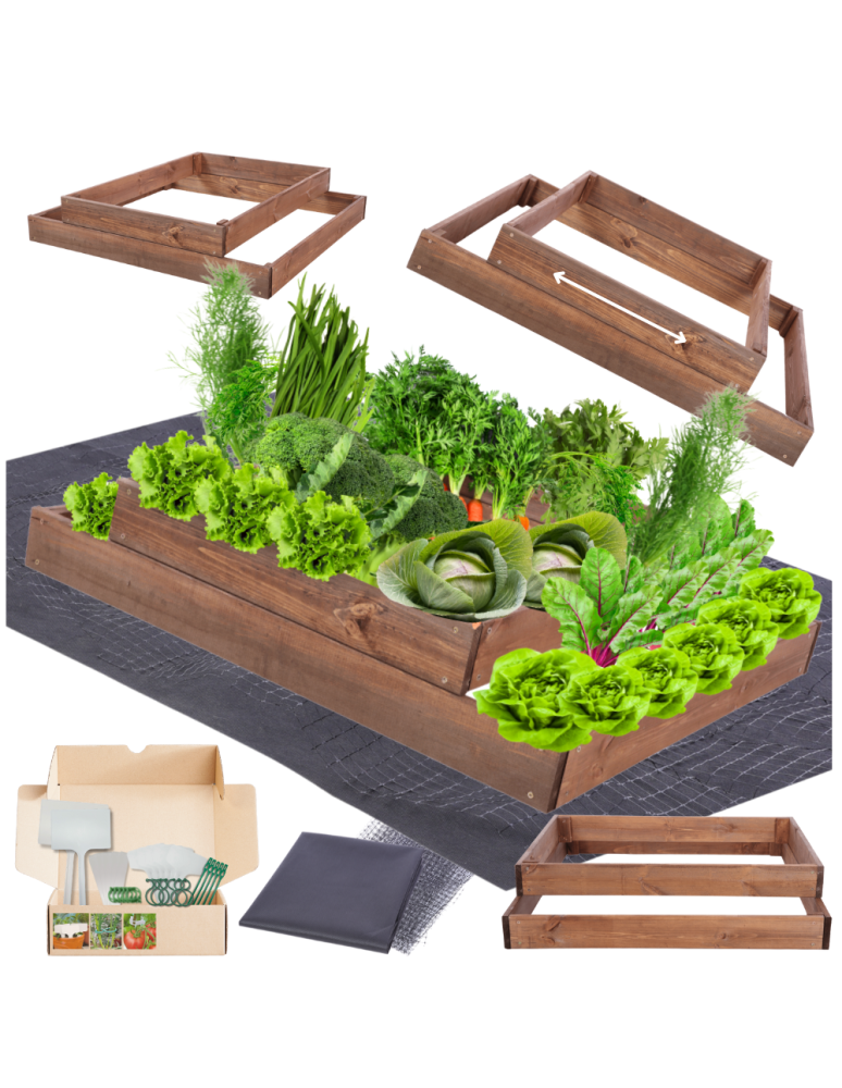 Grządki kaskadowe - Skrzynia na warzywa regulowana skrzynie na warzywniak inspekt 18x90x60 - product b2b.wamar.biz 1