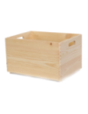 Drewniana Skrzynka S-01 / 23x40x30 cm - Naturalna