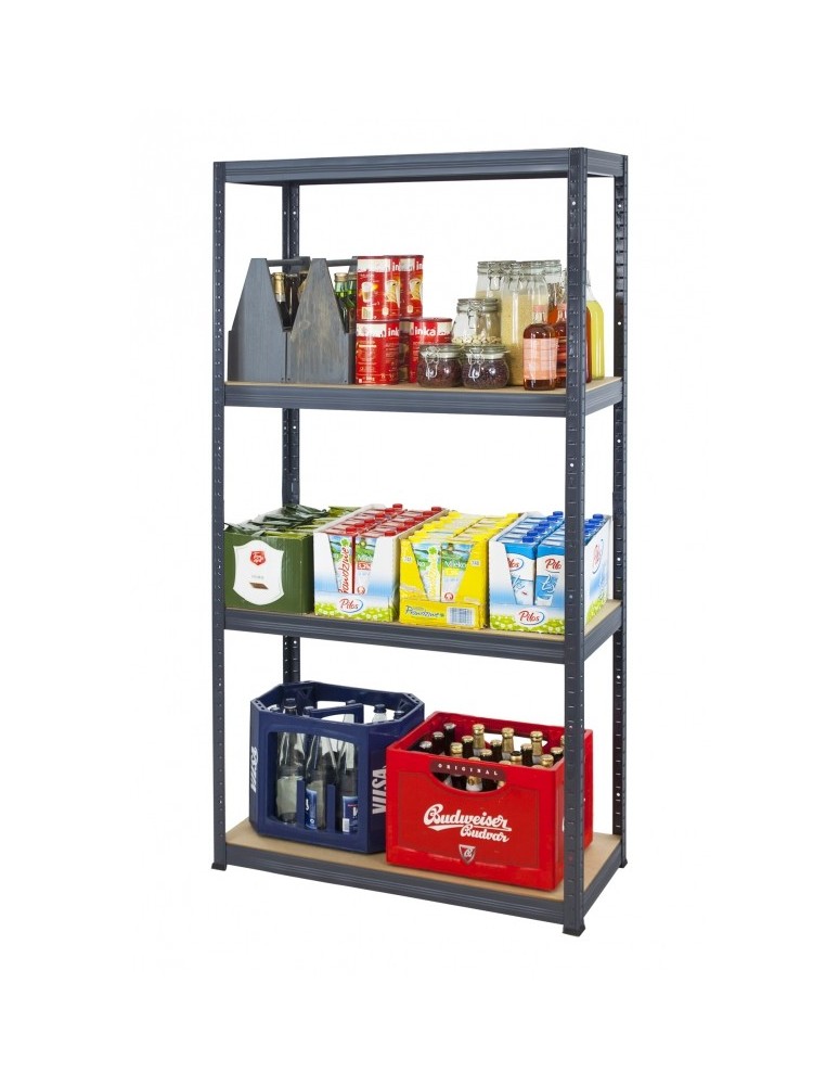 Regały Magazynowe - Regał Helios 180x90x60 cm 4 półki/275kg Premium - produkt b2b.wamar.biz 3