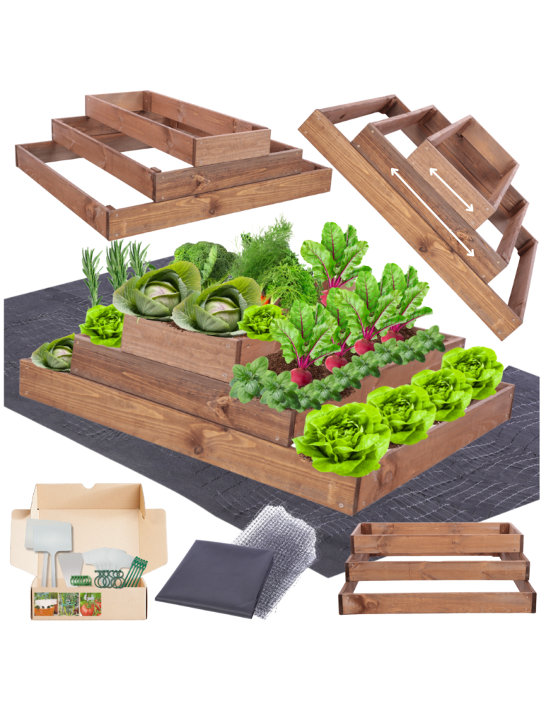 Grządki kaskadowe - Skrzynia na warzywa regulowana skrzynie na warzywniak inspekt 27x90x90 - product b2b.wamar.biz 1