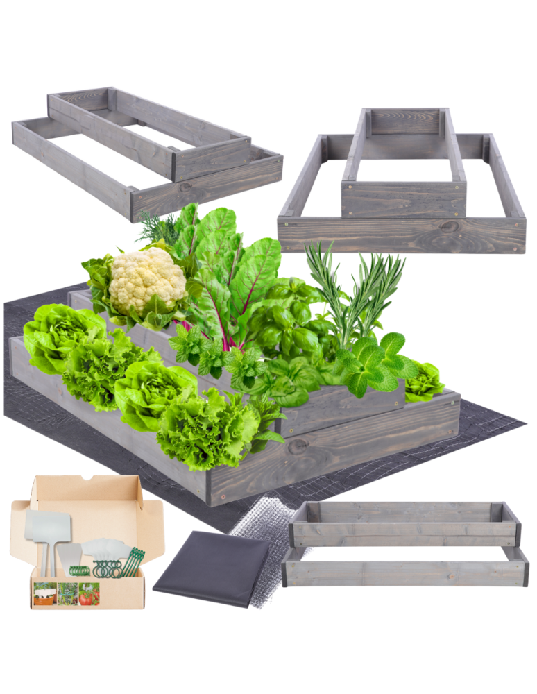 Grządki kaskadowe - Skrzynia na warzywa regulowana skrzynie na warzywniak inspekt 18x60x90 - product b2b.wamar.biz 1
