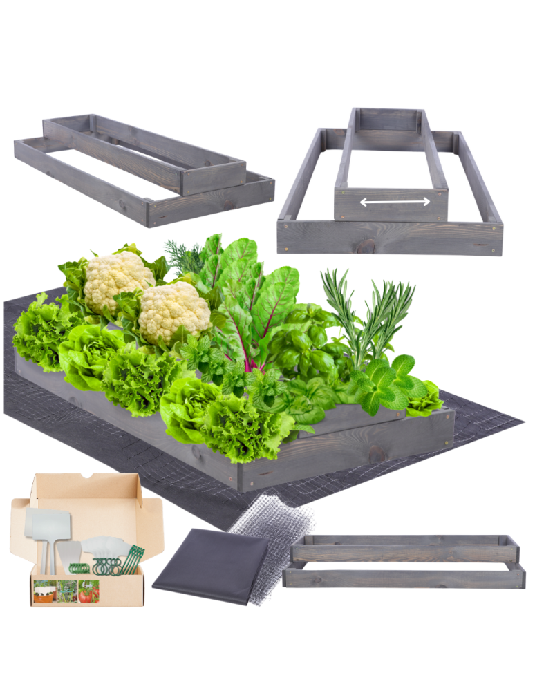 Grządki kaskadowe - Skrzynia na warzywa regulowana skrzynie na warzywniak inspekt 18x60x100 - product b2b.wamar.biz 1
