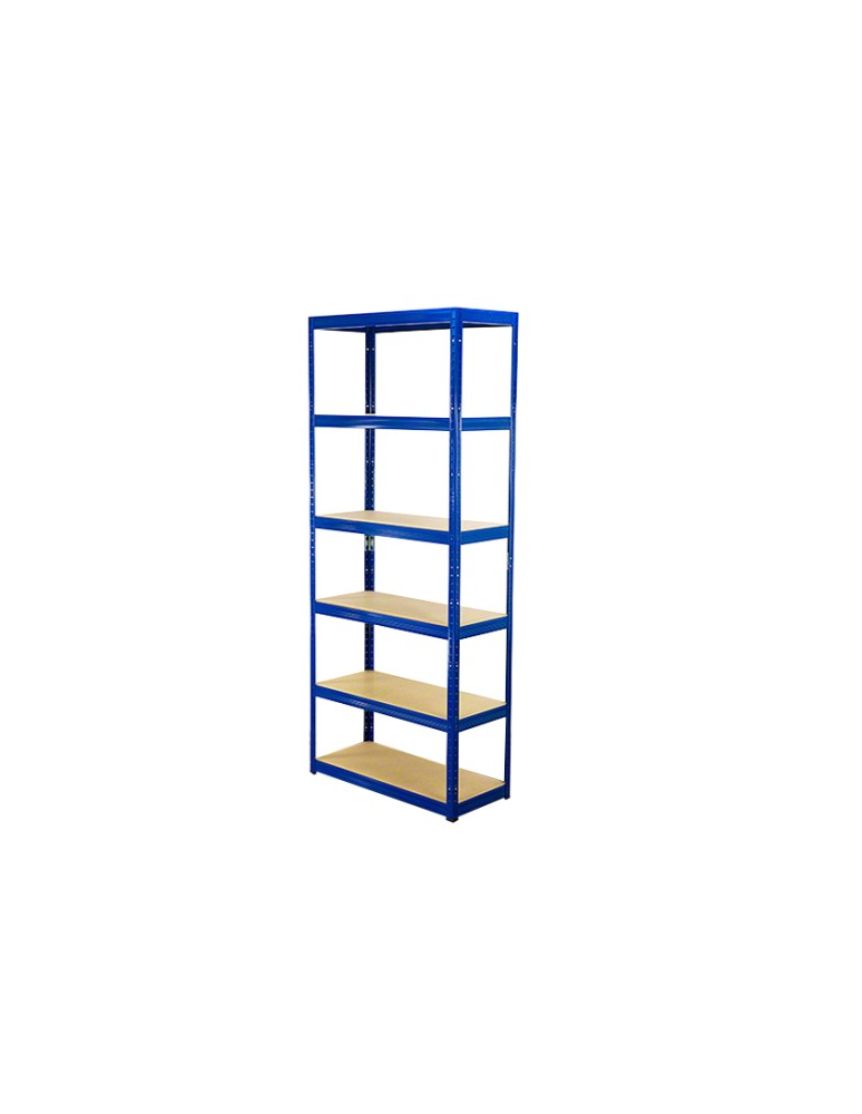 Regały - Regał Helios 196x110x60 cm 6 półek/350kg Niebiesko-Niebieski - product b2b.wamar.biz 1