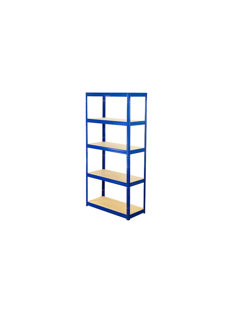 Regały - Regał Helios 213x110x50 cm 5 półek/350kg Niebiesko-Niebieski - product b2b.wamar.biz 1