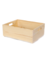 Drewniana Skrzynka S-07 / 13,5x40x30 cm - Naturalna