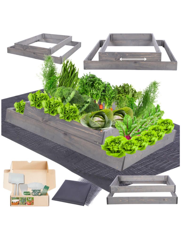 Grządki kaskadowe - Skrzynia na warzywa regulowana skrzynie na warzywniak inspekt 18x90x80 - product b2b.wamar.biz 1