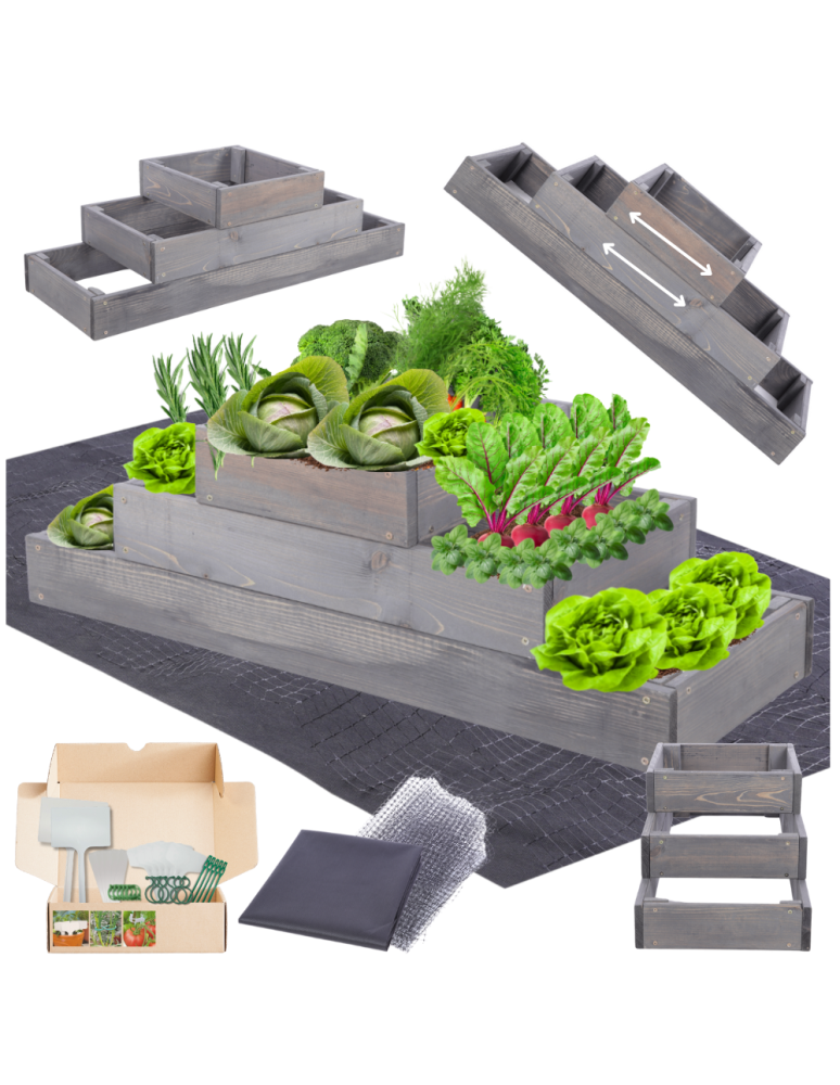 Grządki kaskadowe - Skrzynia na warzywa regulowana skrzynie na warzywniak inspekt 27x90x30 - product b2b.wamar.biz 1